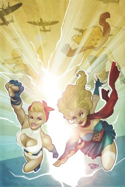 comic-book-ladies:Supergirl & Power Girl
