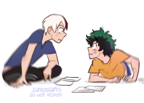 juniperarts:  juniperarts: Let the bnha kids be dumb 16 year olds(based off of this twitter post by @perdizzion)  - twitter - instagram -