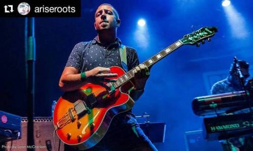 #Repost @ariseroots (@get_repost) ・・・ Rhythm Guitar/Back Up Vocals, @chrisbrennan82 at The Observato