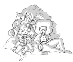 tryingmomentarily:  crystal gem movie nights,