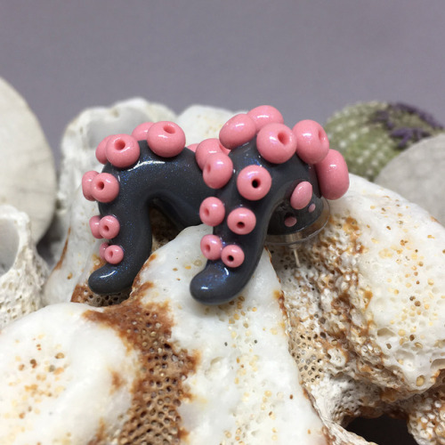 Added more tentacle goodies to my Etsy shop~!www.etsy.com/shop/WalkingSquidThis month I’m raising mo