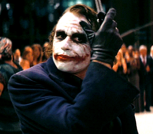 daily-joker:Joker + hands (1/?) |The Dark Knight 2008|