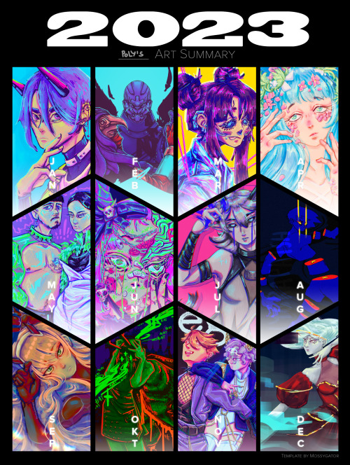 Art Summary For This Year!! Literally So Stoked To Put This Togetehr Every Time, I Just Wish Uni Hadn't