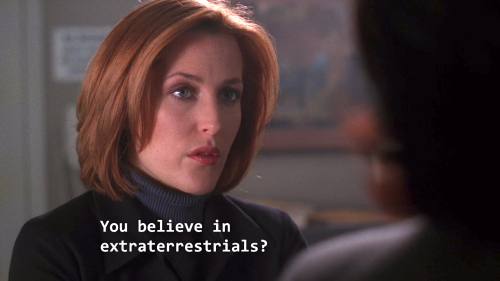 cyberscully: i personally loved the pilot of The X-Files: Lesbian Edition