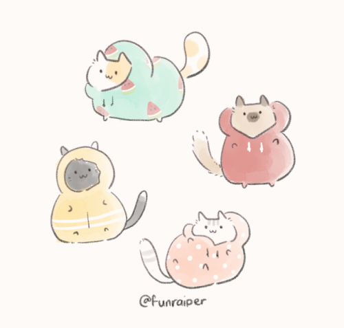 fun-rai-per:Cat Hoodies :3