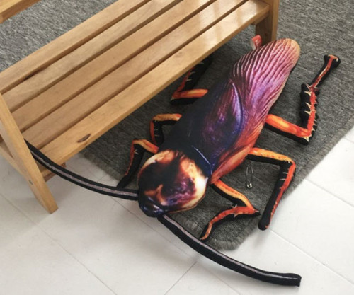 novelty-gift-ideas: Cockroach Plush Pillow