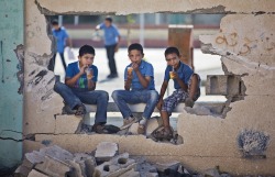 fotojournalismus:  Gaza children return to school | September 14, 2014 (Sources: 1, 2, 3)