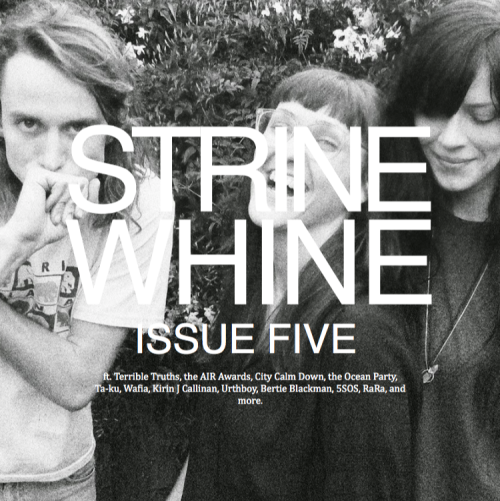 New STRINE WHINE is out.https://jakec.bandcamp.com/album/strine-whine-issue-05IN THE FIFTH ISSUE OF 