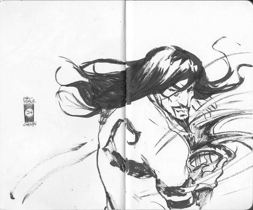 theartsmrr:  A couple more fave Legend of Korra inks I did for le Inktober 2015!