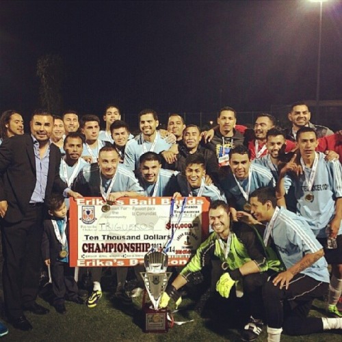 Congratulations to coach @avaloslalo and his amazing #Trigueros team on winning the Championship game and the $10,000 prize vs Jamay Vargas Tire this past Saturday. #aztecasoccer #adidassoccer #champions #futbol #congrats