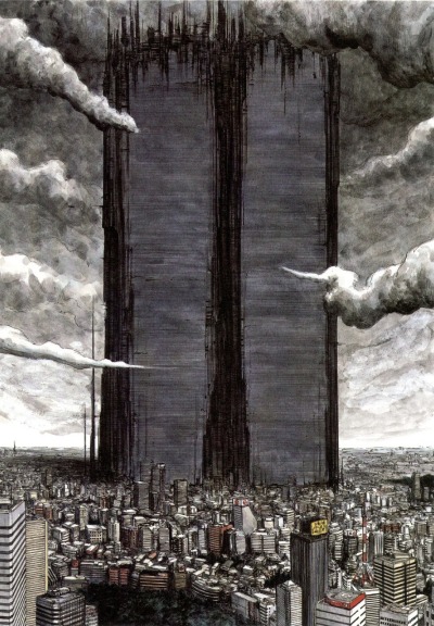 2001hz:Blame!: ‘Megastructure’ Architectural Illustrations By: Tsutomu Nihei (1998-2003)