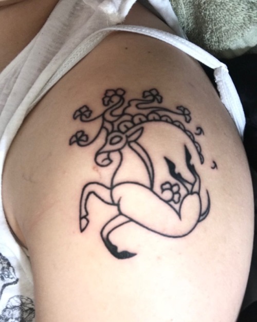 flavoracle:sarahthewonderfilled:Got this sweet ass tattoo today Quick friendly suggestion: If somebo