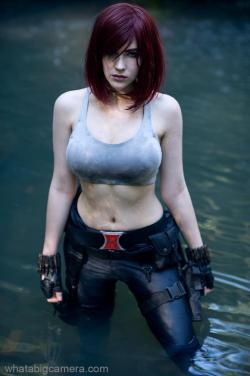 octobriana:  Eve Beauregard as Black Widow