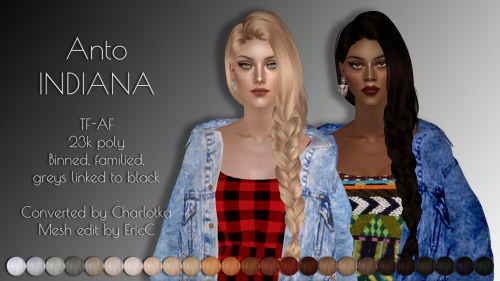 Anto’s hair-dump for pretty womansClick name for view anglesEnchantress (SFS / Mediafire)Gloss