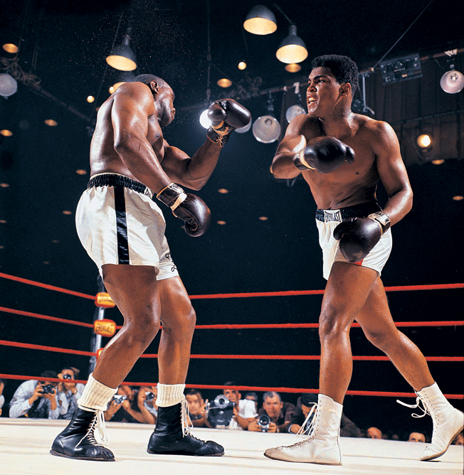 twixnmix:  Muhammad Ali (then known as Cassius Clay) vs Sonny Liston for the World
