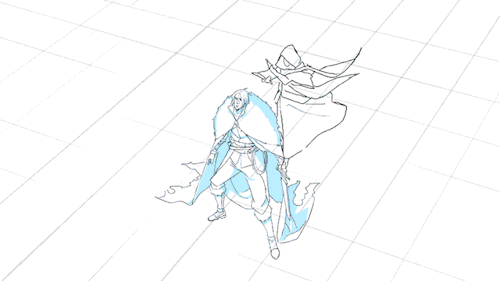 samueldeats: spencerwan: Here’s my rough animation for cyclops sequence from Castlevania. I got to 