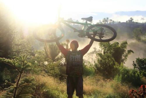 musbox: BIKE LIFT - Bike lift at the rest house. Just before riding out. 