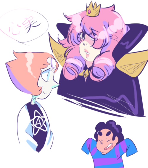 rosalina-et-luma:  My irl friend really liked the idea of an SU/UT crossover so I drew these for him, thought I’d post it here too. 