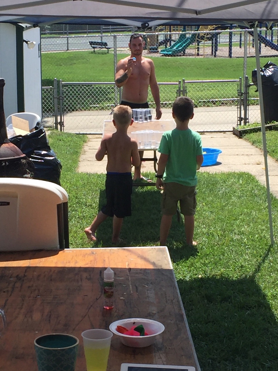 Teaching the kids pong