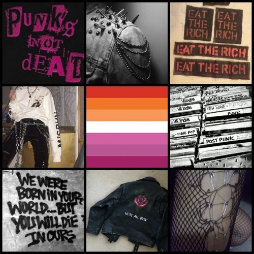 Lesbian Punk Moodboard for @shamditioner ! <3