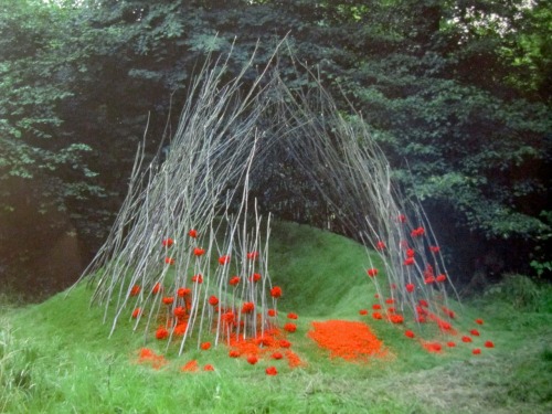 Nils-Udo   (born 1937) is a Bavarian artist who has been creating environmental art since the 1960s when he moved away from painting and the studio and began to work with and in nature.Even if I work parallel to nature and only intervene with the greatest