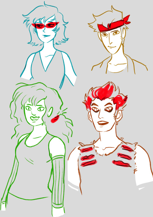 splickedylit:aei-sb:More “Magostuck“/ Ancestors Humanstuck-Music-Au.Finally with some drawings of Su