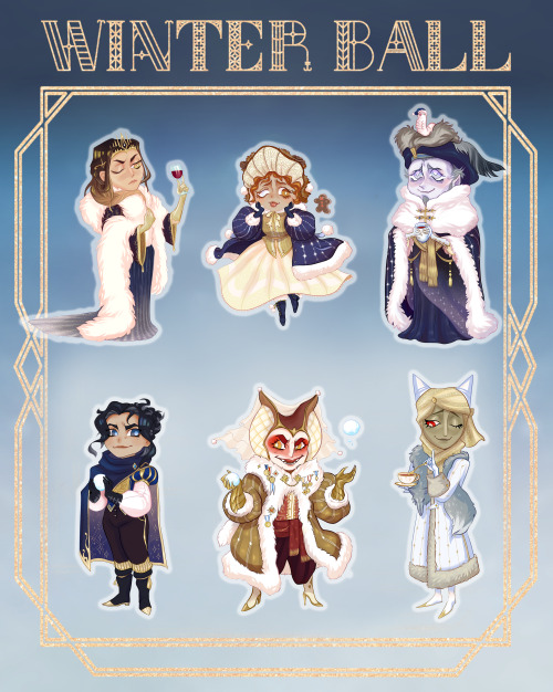 The nobility has arrived, and they’re all extending invitations to the Winter Ball (and a snowball W