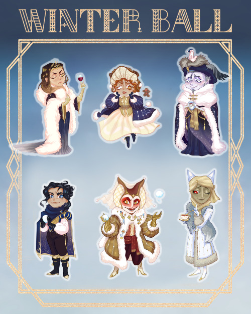 Winter courtiers yet again, because for some reason my main post isn’t showing up in the search :(Ma