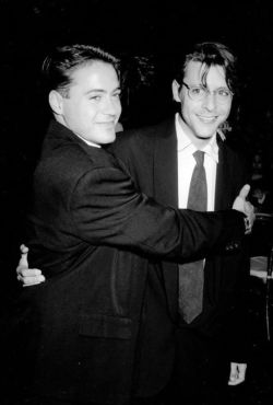 vintagesalt: Robert Downey Jr. and Judd Nelson || 1980s