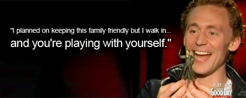 Tom Hiddleston + Josh Groban = I Can't!