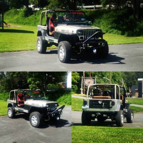 Relaxing at the park lol #jeep #yjjeep #yj #jeeplife #jeeplove #yjfanatics