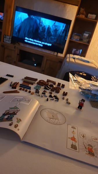 katiiie-lynn:katiiie-lynn:Legos and Goblet of Fire with my love 🥰💖🪄@mossyoakmaster Finished product 🥰💖🪄 You did great honey, glad you’re enjoying it 🥰😘