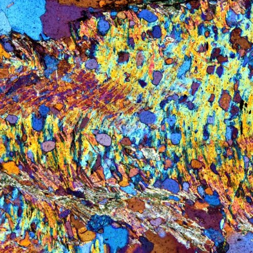 luna-and-mars: The incredible textures of metamorphic rocks under the microscope Rocks are beautiful