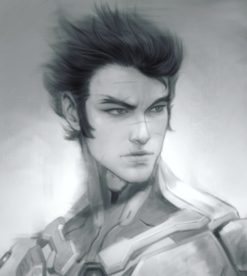 zeilyan: Genji sketch I made days ago~ sorry for not posting in almost 4 years :s