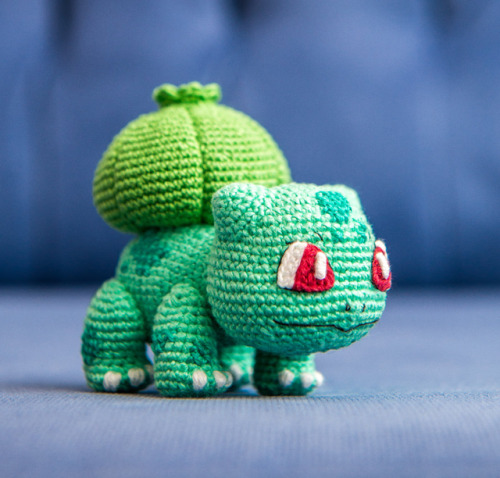 retrogamingblog: Crochet Starter Pokemon made by Aradiya