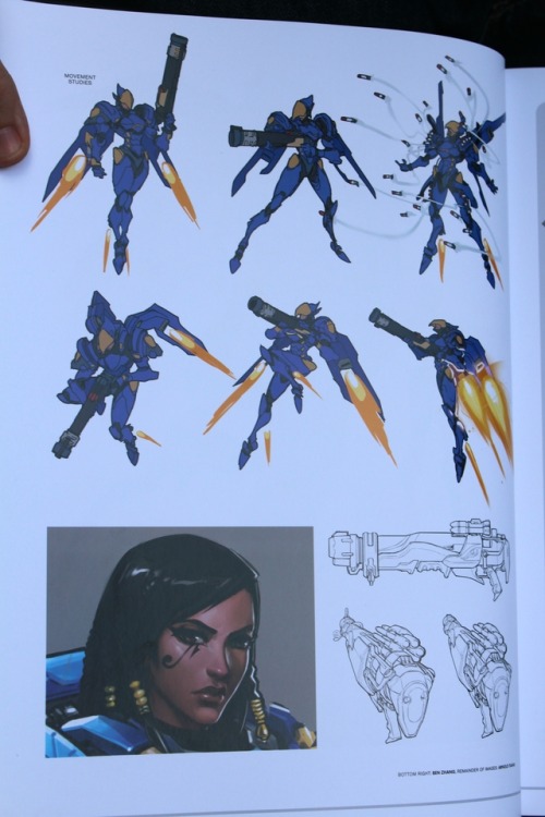 plutonian-taco: The Art of Overwatch: Fareeha “Pharah” AmariPhotos taken with: Canon Rebel T5 This isn’t all there is regarding this character in the artbook, of course, but here’s some of it as a little appetizer. Hope y’all are looking forward