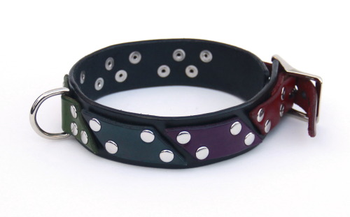 Rainbow Collar! This Time A Leather One!