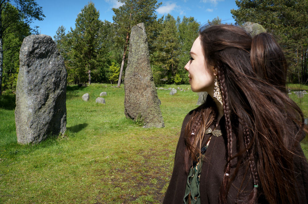 voiceofnature:    At Istrehågan stone circle in Norway, built around 400 A.D. My