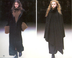 archivings:  Yohji Yamamoto Fall/Winter 1999