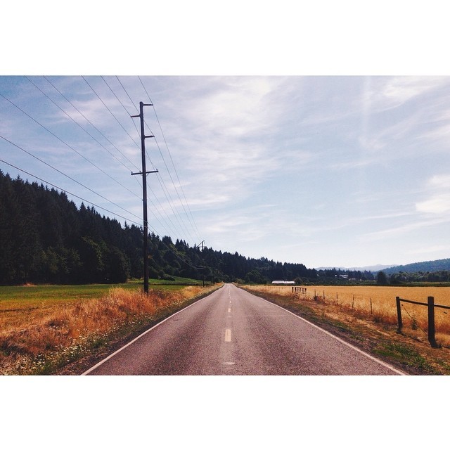 #roadslikethese next time preferably with a tailwind. From yesterday’s 80ish mile ride to Hagg Lake.