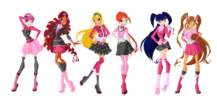 The Winx wore new outfit for Season 6 in school style - uniform.
What do you think? Pretty nice huh :)