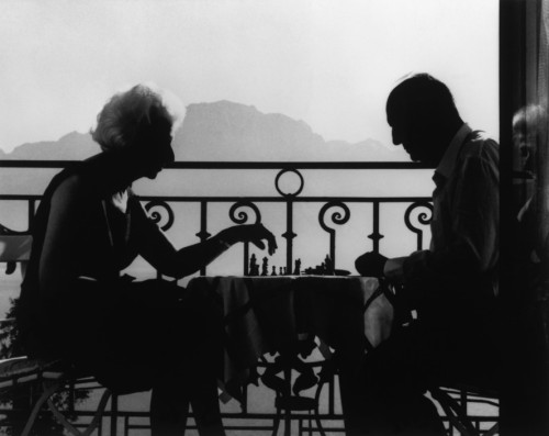 barcarole:Vladimir Nabokov and his wife, Vera, in Montreux, Switzerland, 1966. Photo by Philippe Hal