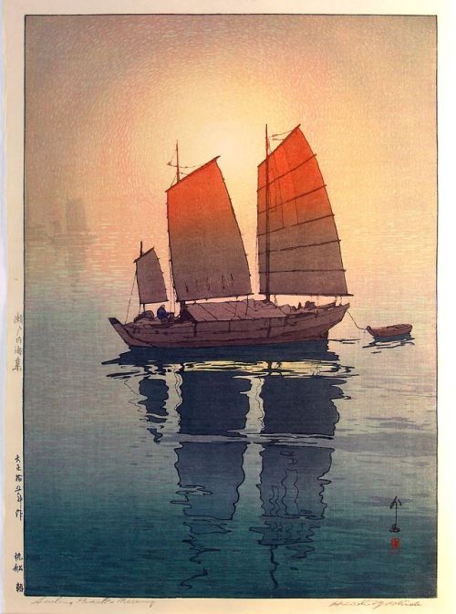 Hiroshi Yoshida (1876 - 1950)If you are interested in the technique he used here is a video with the