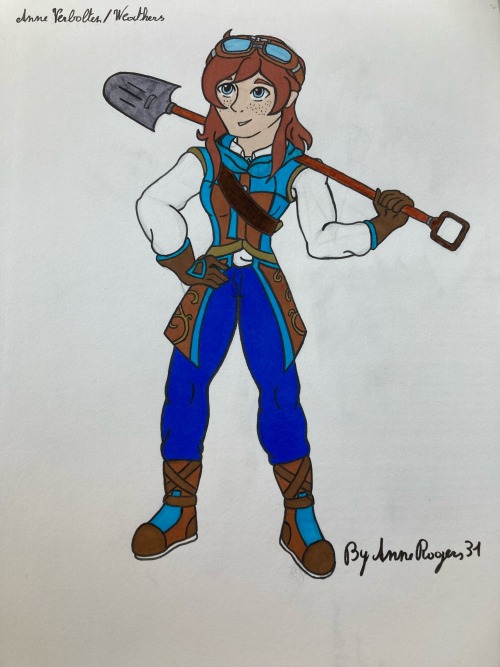 Slight Redesign Of My OC Anne Weathers.