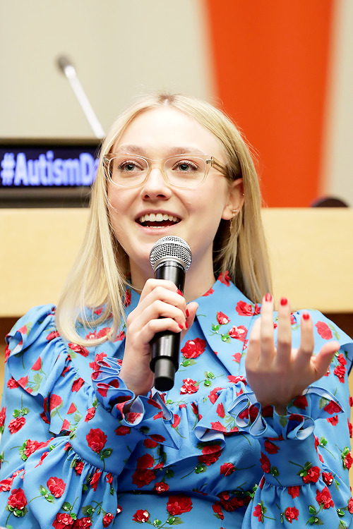 carpetdiem:  Dakota Fanning attends the Empowering Women and Girls with Autism During the World Auti