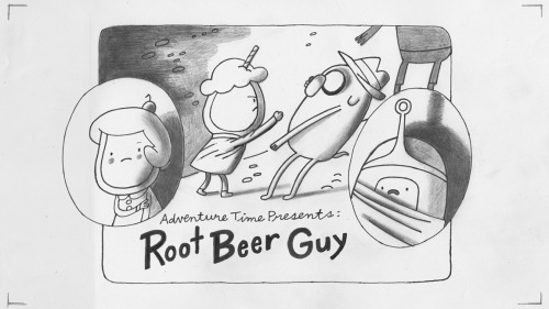 Root Beer Guy - title card design by Graham Falk painted by Nick Jennings