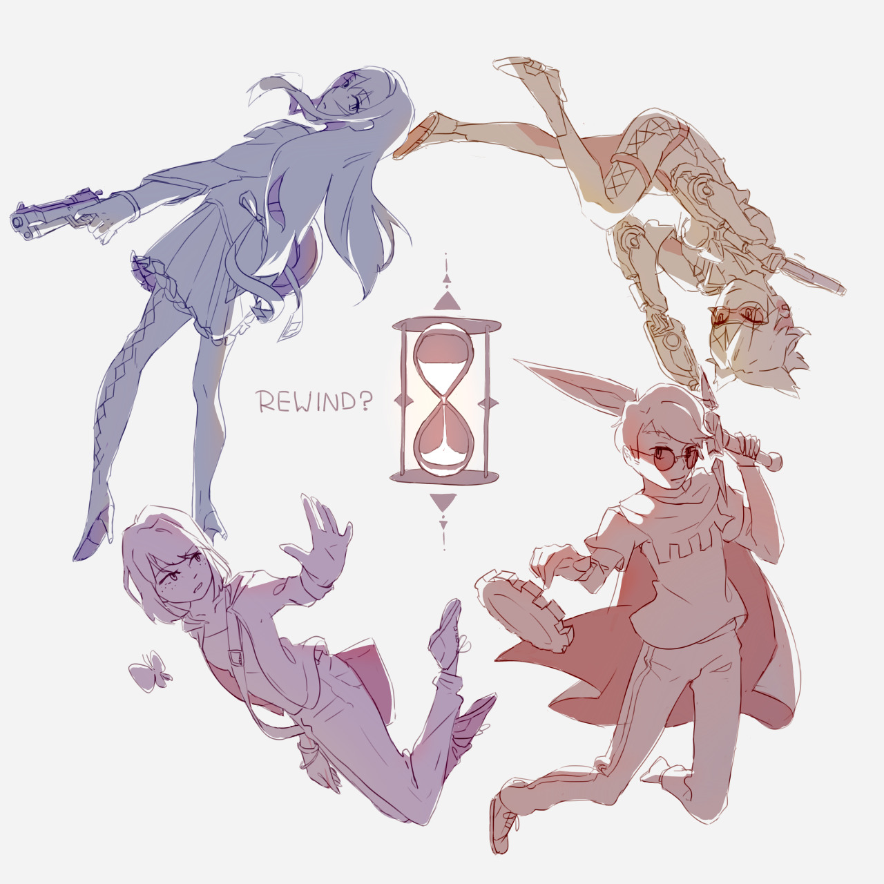abi-kamikakushi:  Time is just too much for the straight ppl to handle… inspired