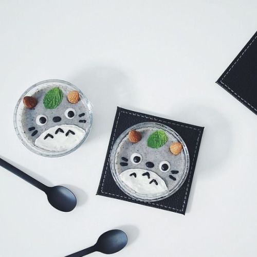 XXX cutielittledimple:  Totoro pudding  photo