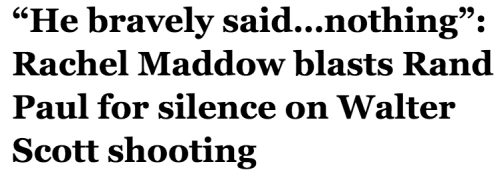 salon:  “It’s gonna be really interesting to see how long does he get to keep getting credit for being a brave criminal justice reformer when he walks into the epicenter of a huge national discussion about race and criminal justice reform and he has