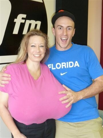 chelseaontheradio:  Chelsea’s Pink Protruding Pontoons at Zed99 FM 